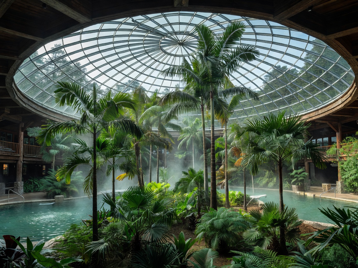 Badeparadies Schwarzwald 300 real palm trees and panoramic glass dome in Black Forest