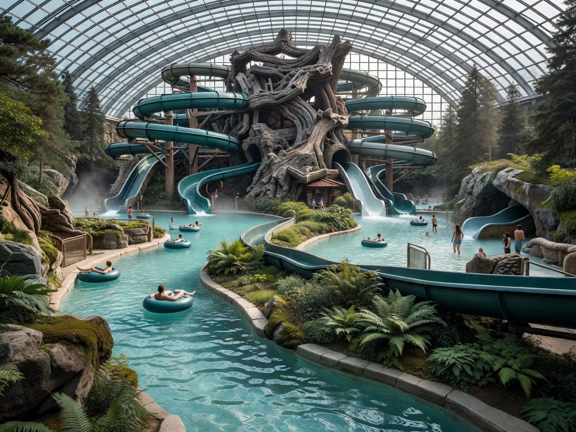 Rulantica Europa-Park indoor Nordic water world with slides and lazy river